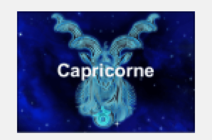 Bougie Capricorne